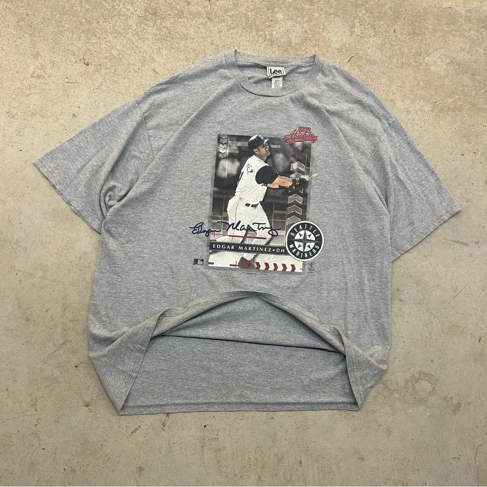 VTG 2002 LEE SPORT Edgar Martinez Playoffs Mariners Graphic T-shirt Men’s 2XL